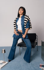 Pantalón Flare Celeste - foto 6