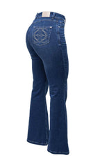 Pantalón Flare Celeste