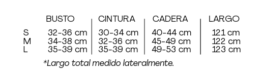 Guía de tallas